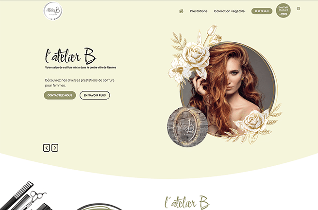 Coherence Agence Digitale Atelierb Coiffure L